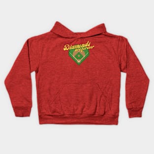 Baseball | Diamonds Are Forever | Baseball Fan | Valentine Kids Hoodie